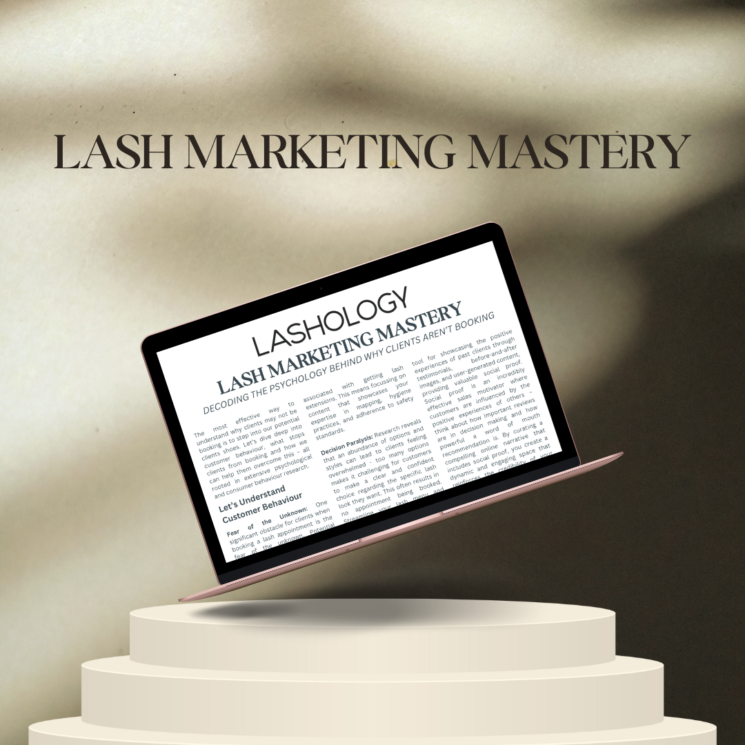 Intro to Lash Marketing Mastery
