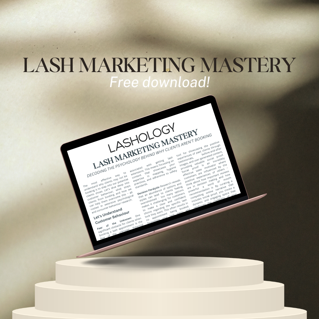 Intro to Lash Marketing Mastery (FREE Download)