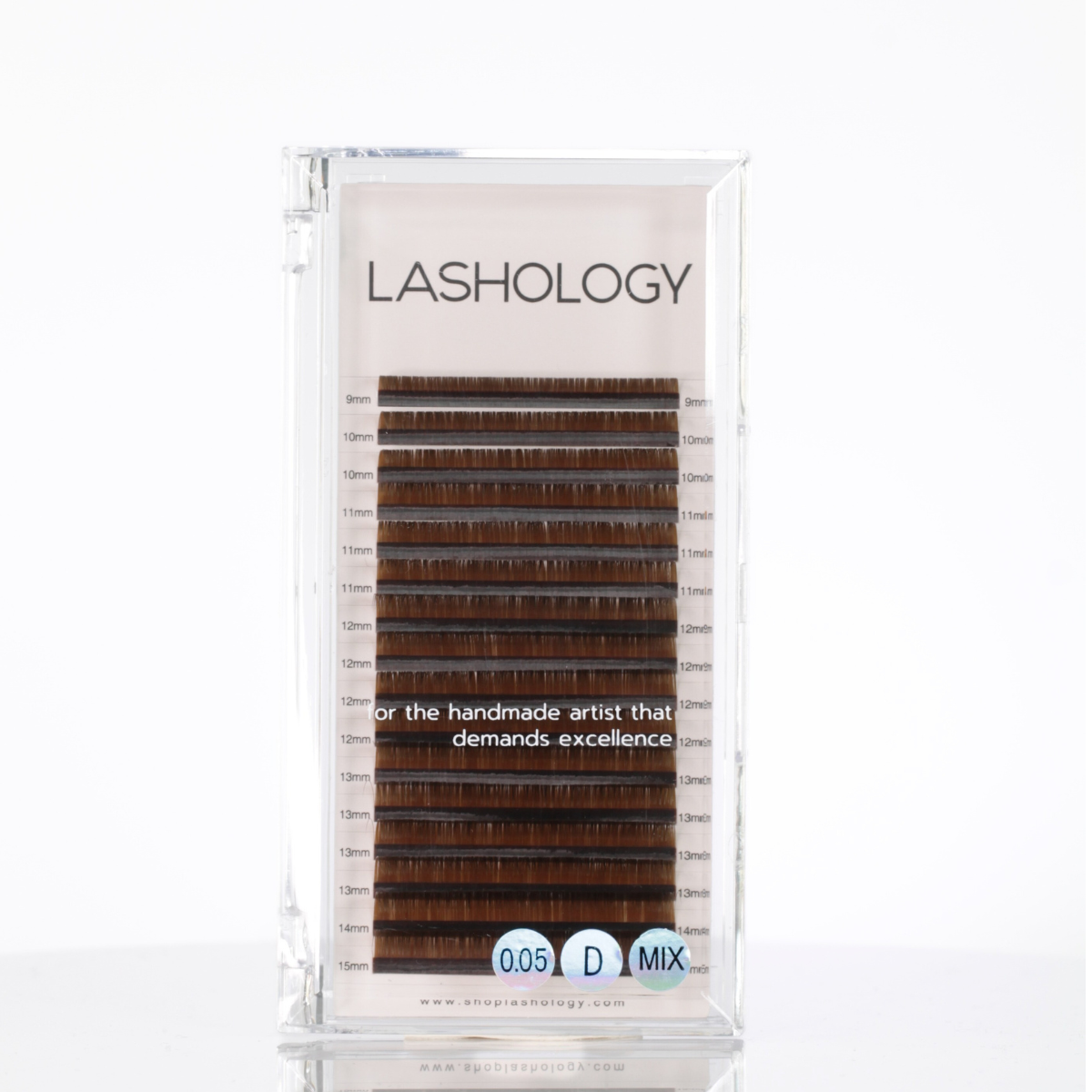 Brown 0.05 Lashes - Mixed Length
